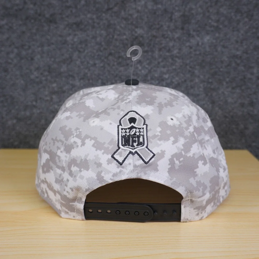 Miami Dolphins Salute to Service New Era Hat Grey Camo 9FIFTY Snapback